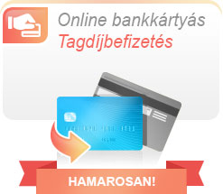 Online bankkártyás Tagdíjbefizetés