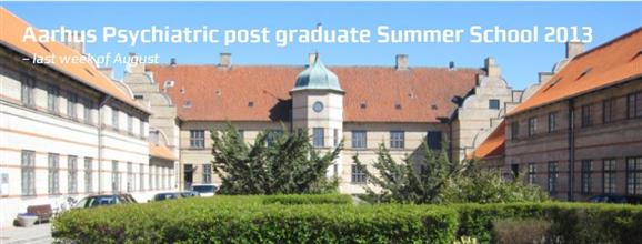 Aarhus Psychiatric post graduate Summer School 2013